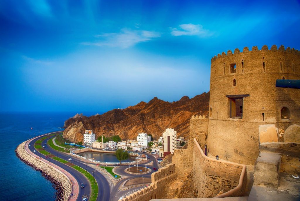 Mutrah Cornich patří mezi nejstarší čtvrtě Ománu.