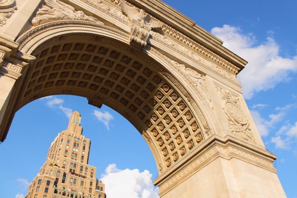 Náměstí Washington Square v New Yorku.