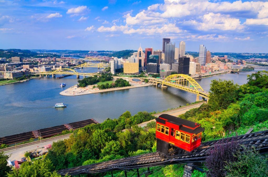 Lanovka slouží obyvatelům Pittsburghu již 140 let.