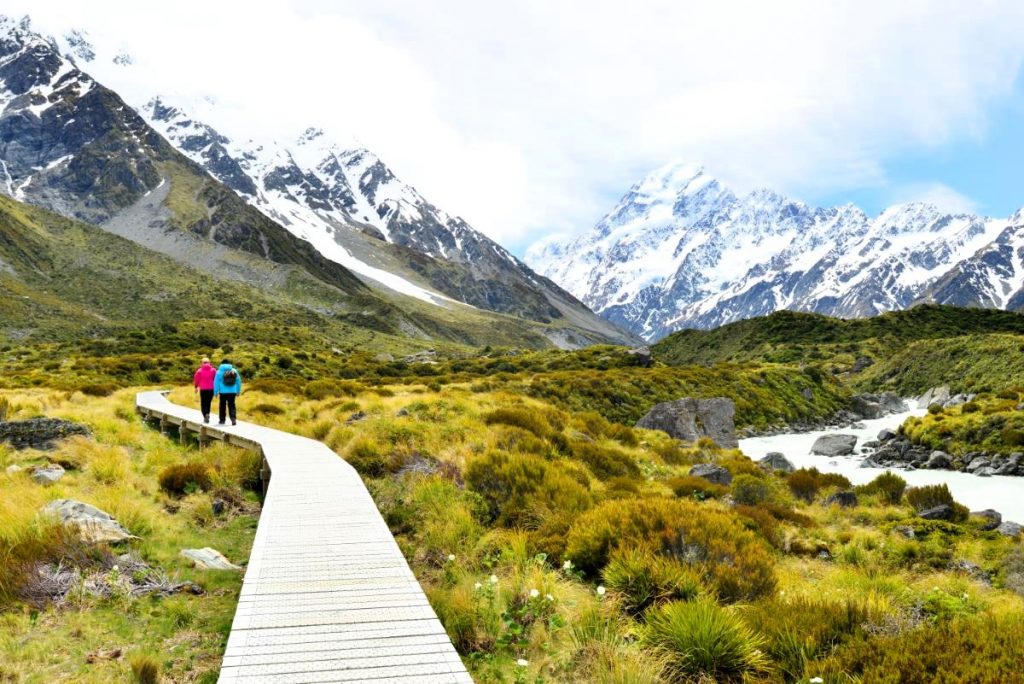 Národní park Aoraki Mount Cook (Shutterstock 288251813)