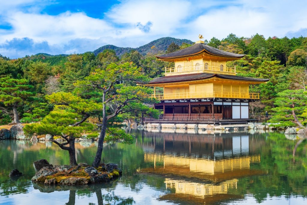 Japonsko - Chrám Kinkakuji