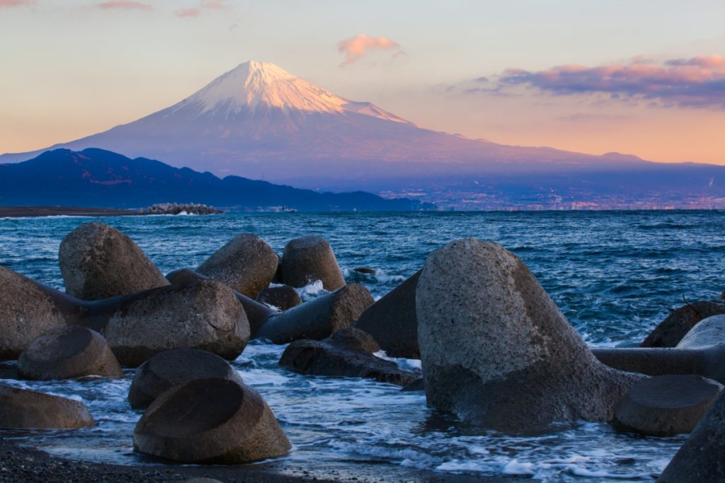 Japonsko - výhled na horu Fuji