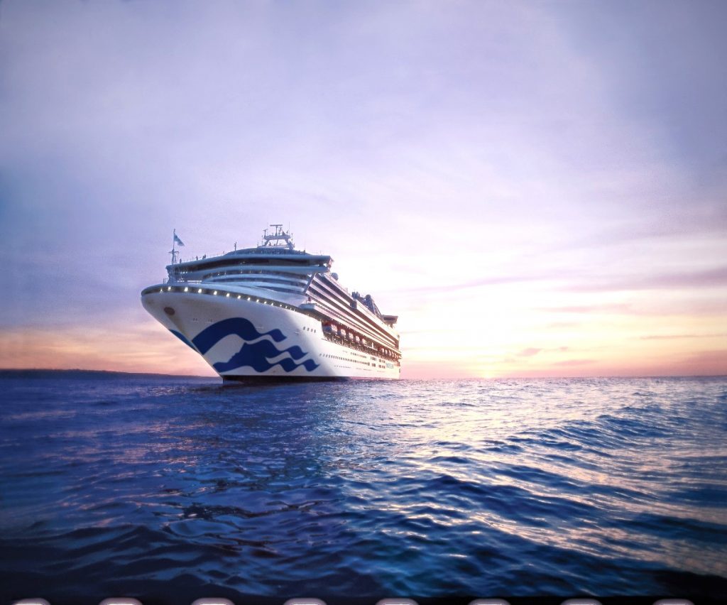 Loď Diamond Princess - za úsvitu