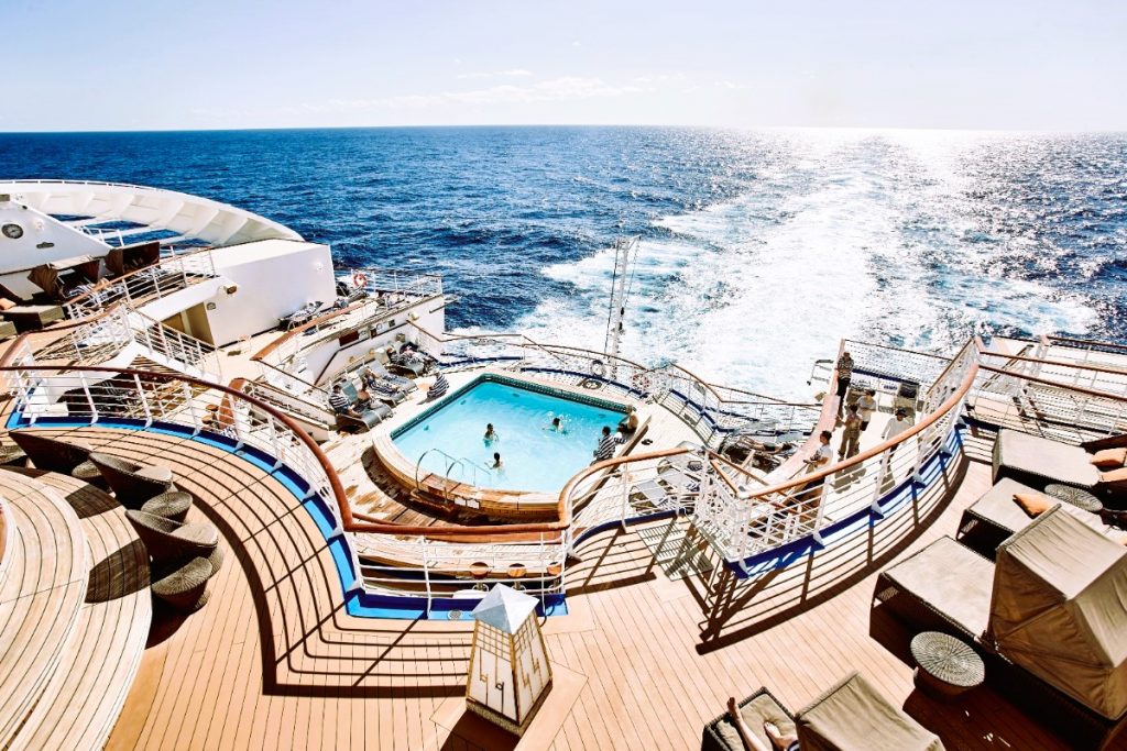 Loď Diamond Princess - záď lodi