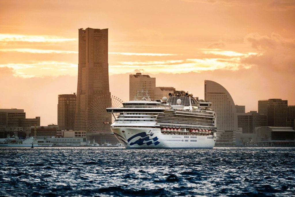 Loď Diamond Princess - Yokohama
