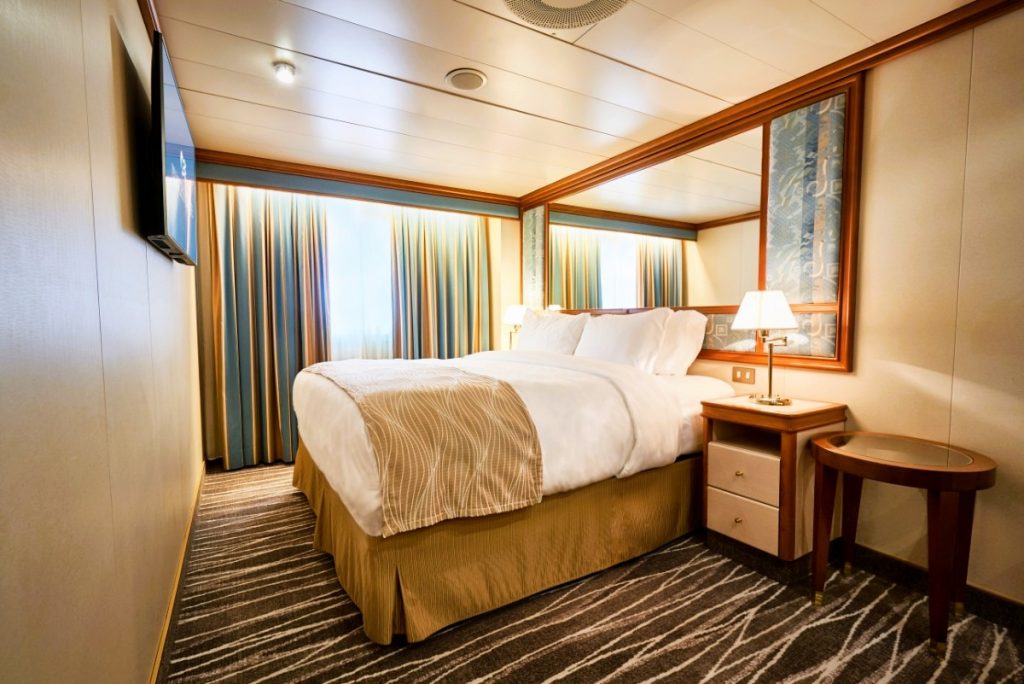 Loď Diamond Princess - vnitřní kajuta