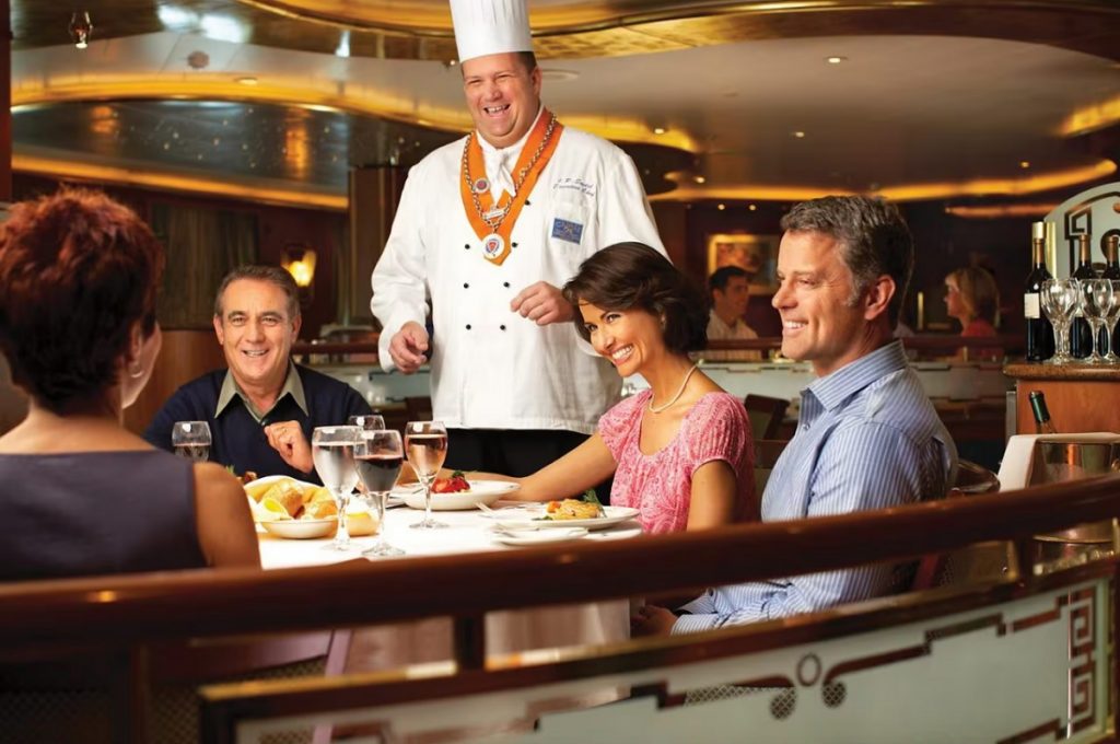 Loď Diamond Princess - Restaurace