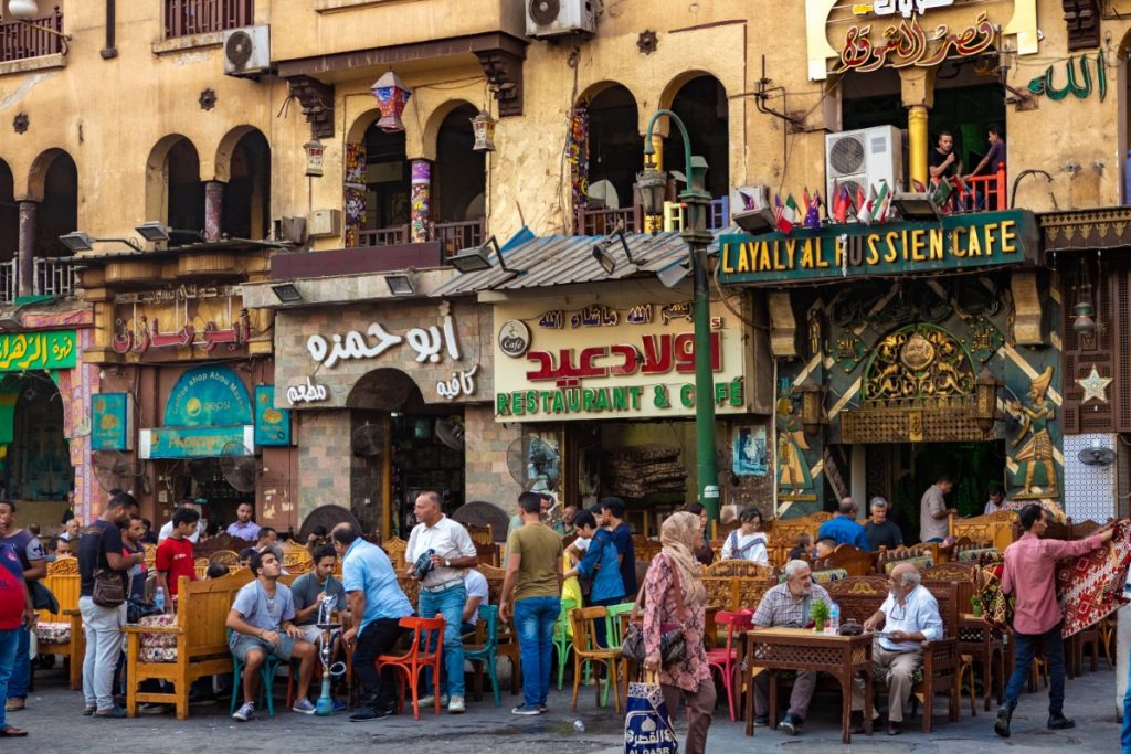 Egypt - pouliční život v Káhiře