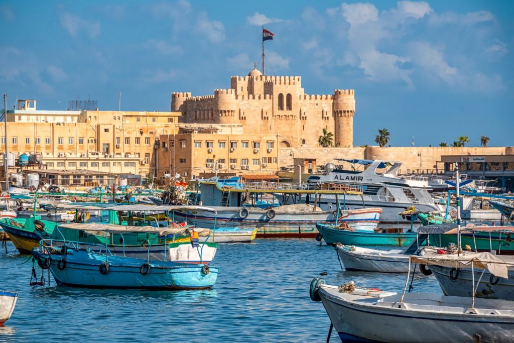 Egypt - pevnost v Alexandrii