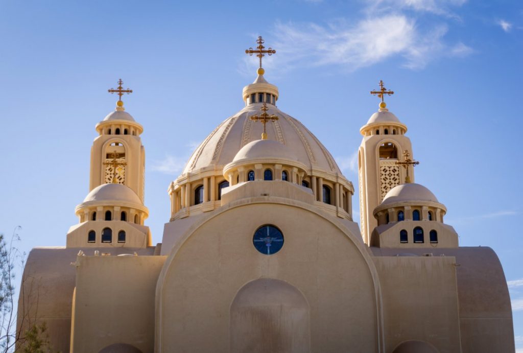 Egypt - katedrála v Koptské čtvrti v Káhiře