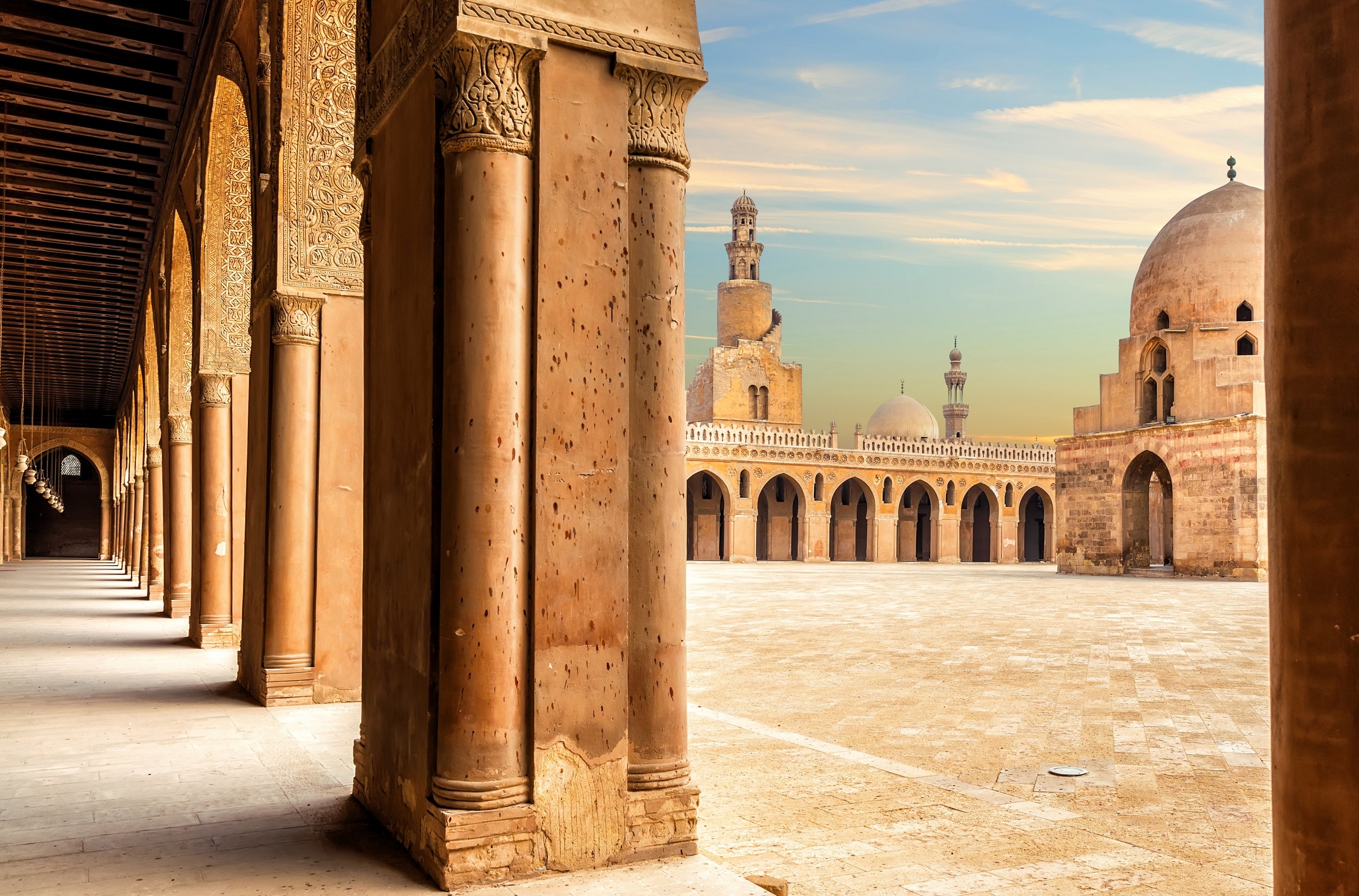 Egypt - měšita Ibn Tulun v Káhiře