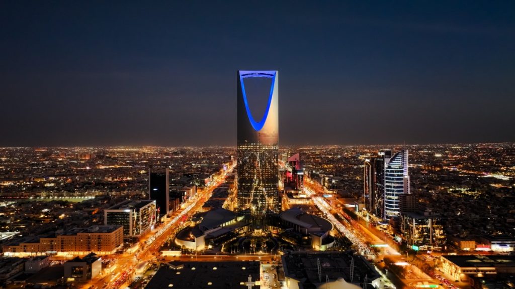 Saudská Arábie - Ríjád - vyhlídka Sky Bridge