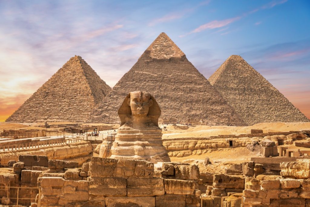 Egypt - pyramidy v Gíze
