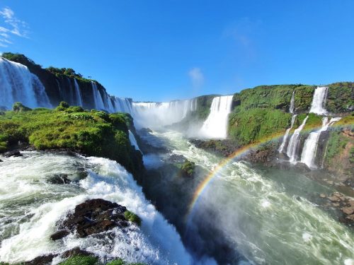 Brazilská část Vodopádů Iguaçu