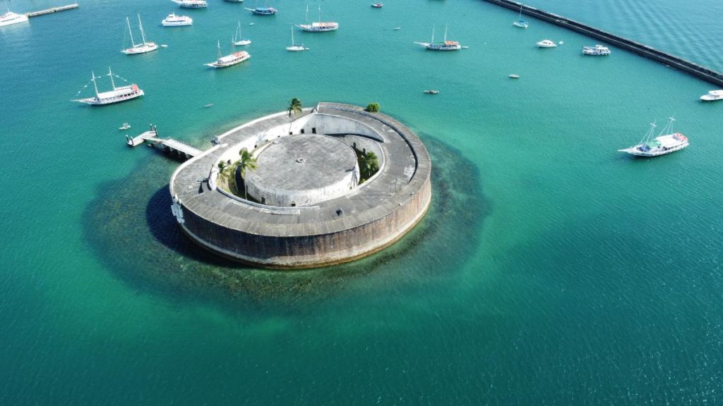 Salvador Bahia, Brazílie Pevnost Sao Marcelo