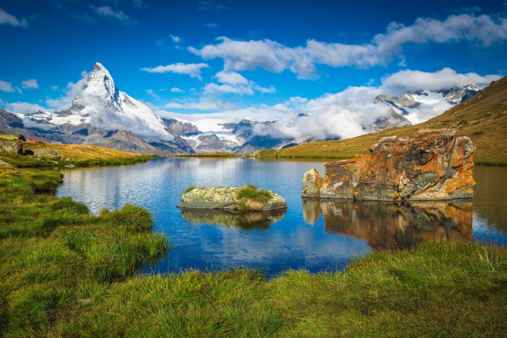 Matterhorn, Švýcarsko.