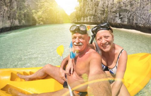 Při návštěvě Velké laguny můžete vyzkoušet plavbu na kajaku