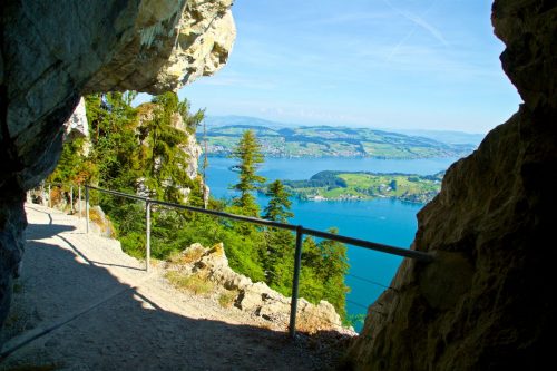 Během trailu na hoře Bürgenstock vás čekají dechberoucí výhledy