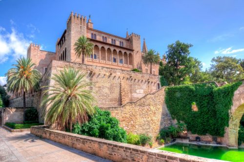 Královský palác La Almudaina - město Palma, Mallorca