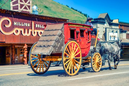 Město Jackson a jeho westernová atmosféra nadchne všechny fanoušky kovbojek a Rodokapsů