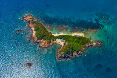 Holubí ostrov je ideálním místem pro potápění a poznávání podmořského života