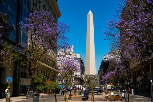 Obelisk v Buenos Aires