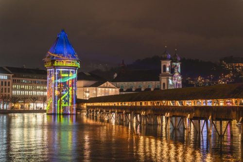 Lucerne Light Festival – město rozzářené tisíci světel, kde se noc mění v kouzelnou podívanou